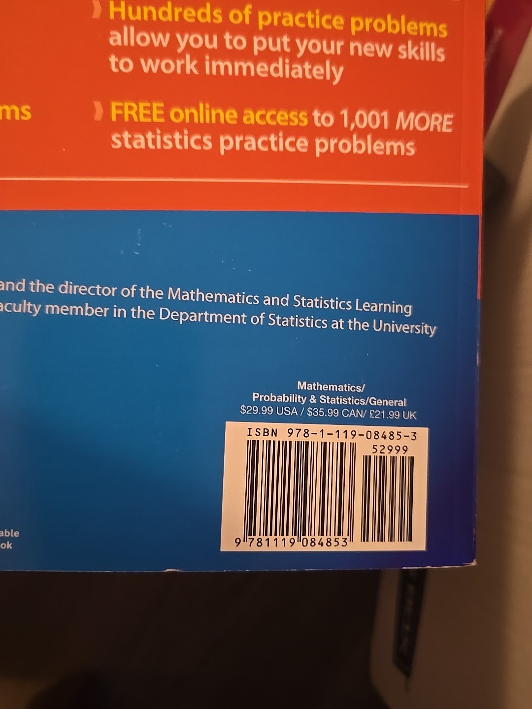 U Can: Statistics For Dummies by Deborah J. Rumsey: Used