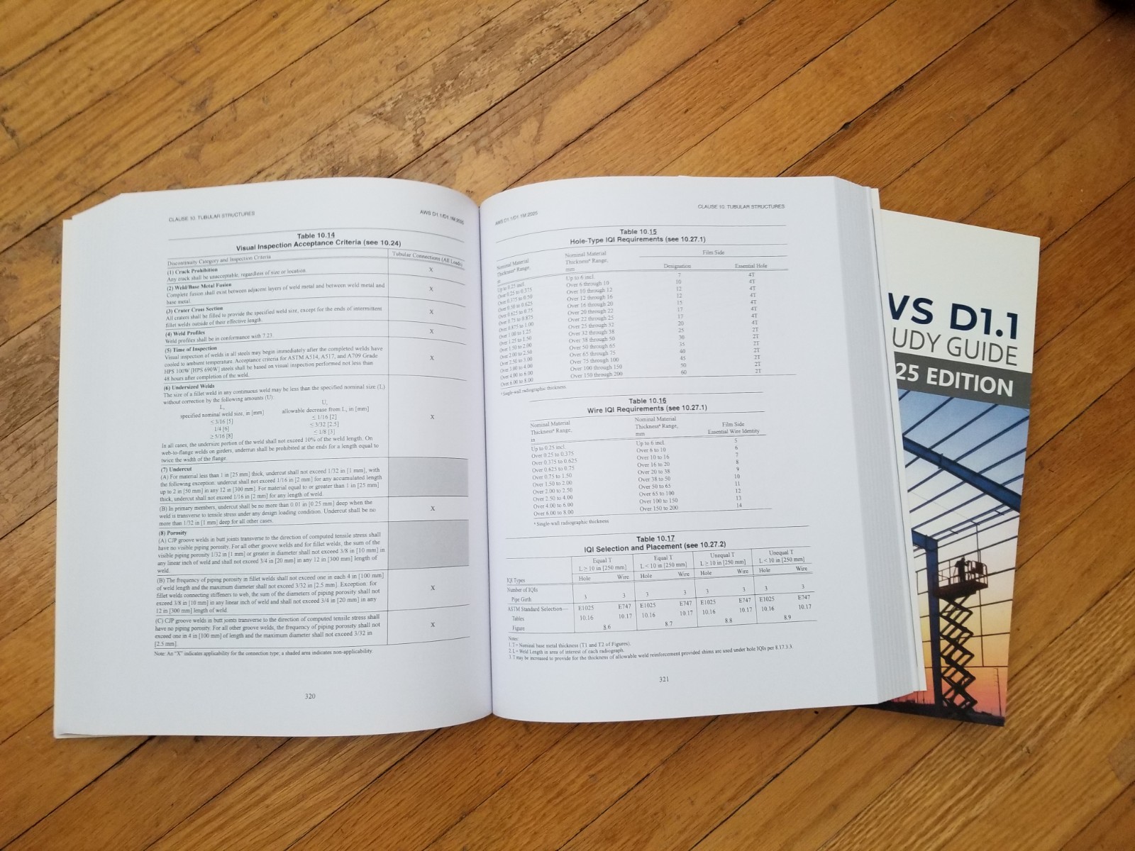 AWS D1.1/D1.1M:2025 + AWS D1.1 Code Clinic Study Guide Bundle – 2025 Editions