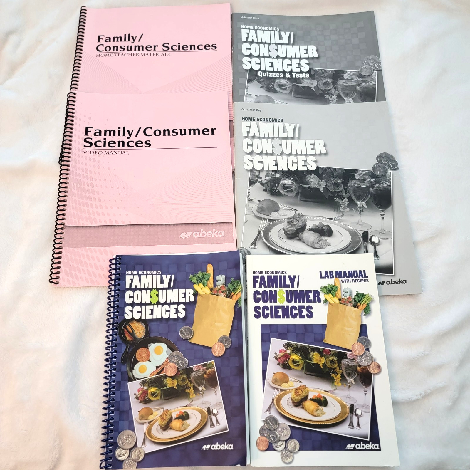 ABEKA Home Economics Family Consumer Sciences Textbook Curriculum Set–Cooking