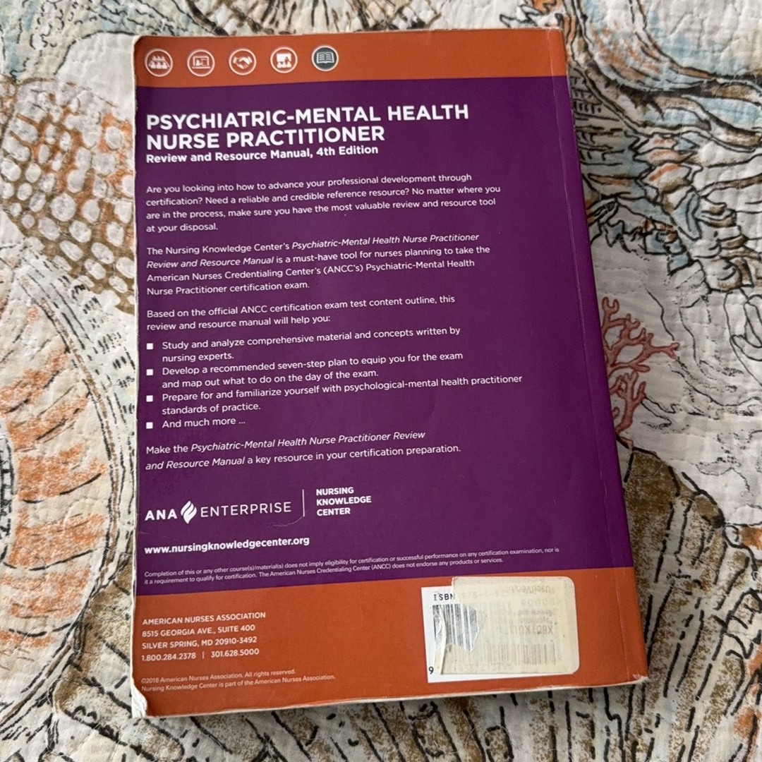 Psychiatric-Mental Health Nurse Practitioner Manual 4th Edition