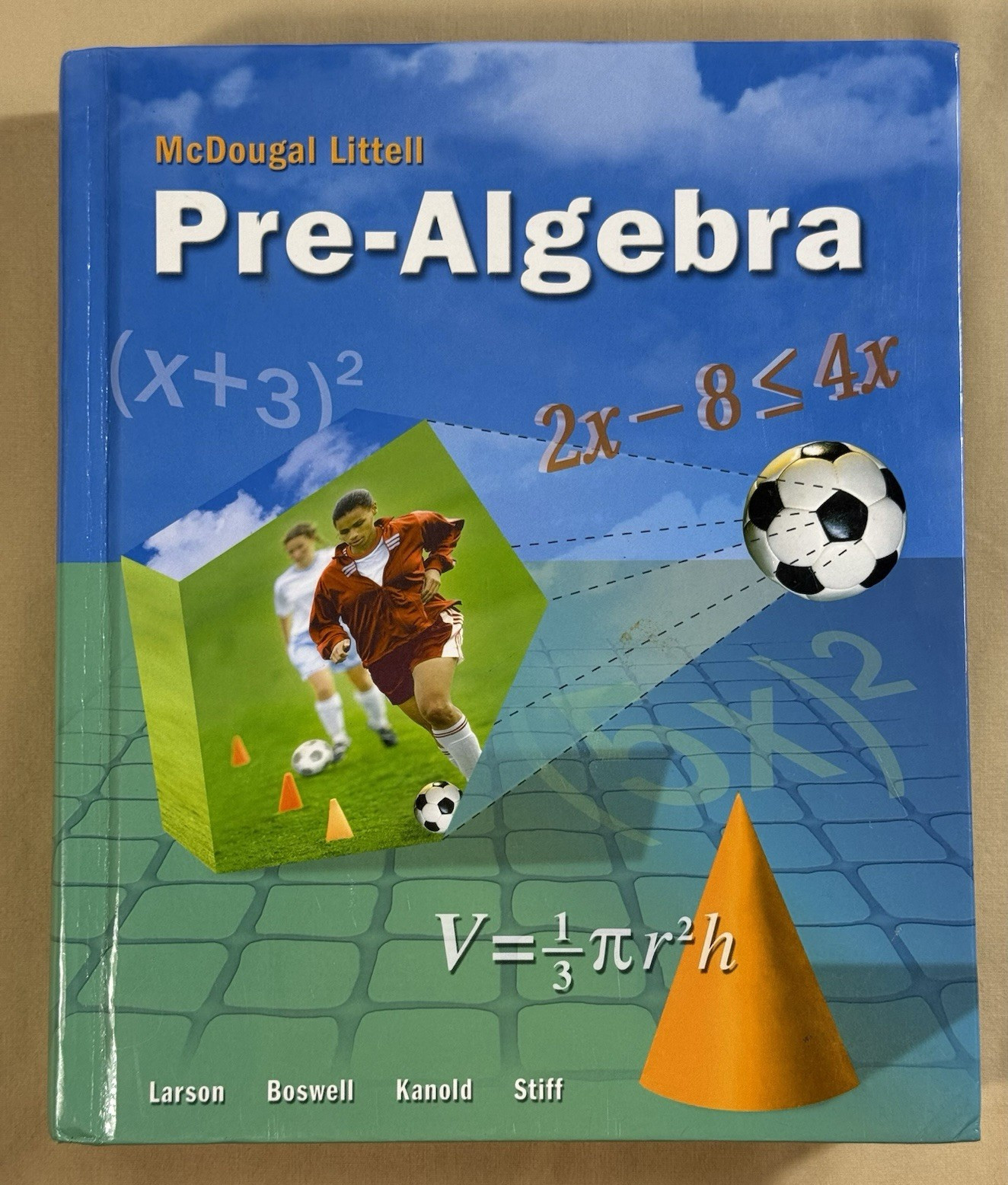 McDougal Littell Pre-Algebra Hardcover Textbook 2005 ISBN 9780618250035