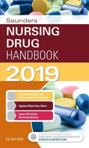 Saunders Nursing Drug Handbook 2019 by Rph Kizior, Robert, Bs: Used