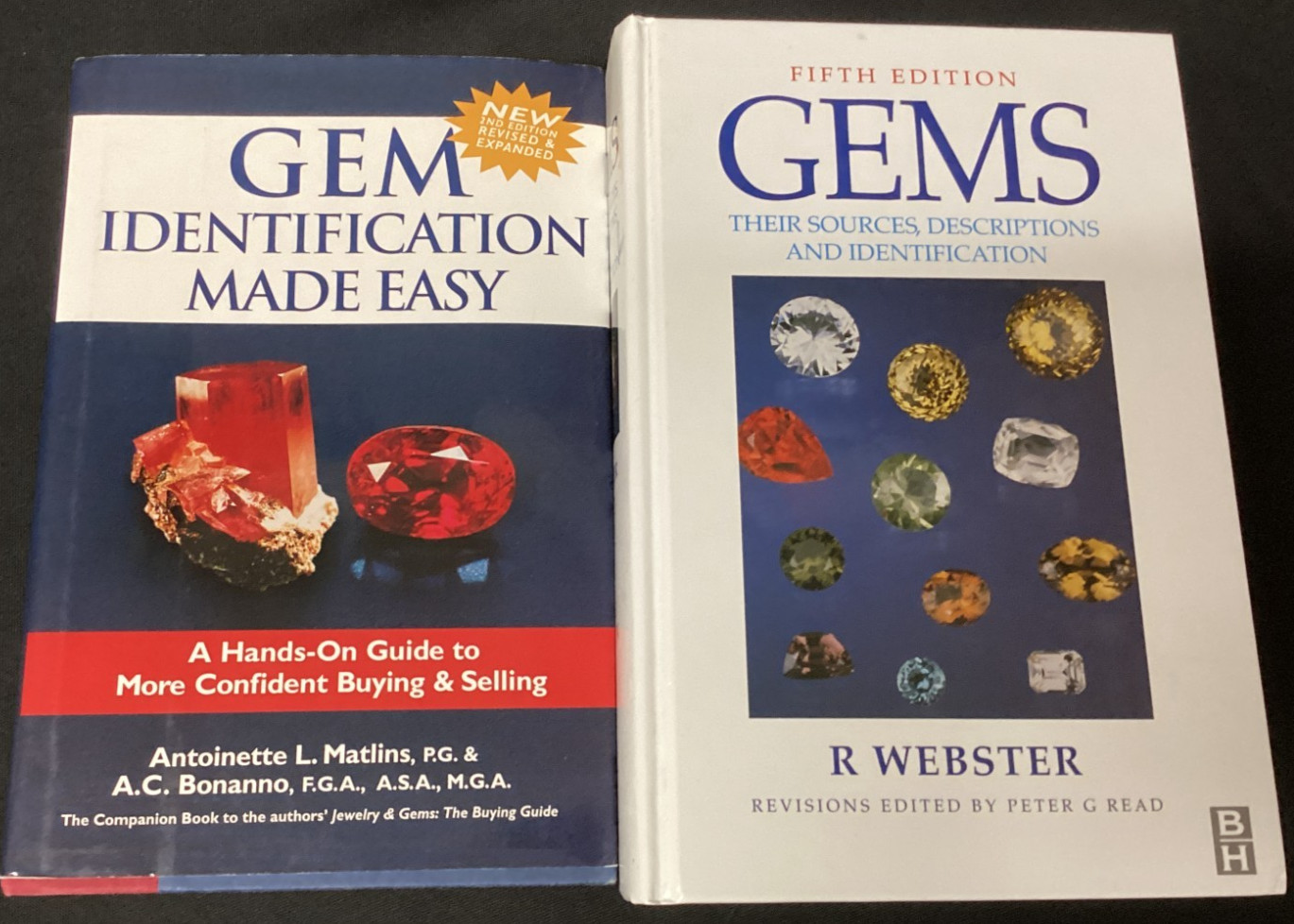 Various GIA Diamonds, Gemstone & Pearl Books Lot Of 8