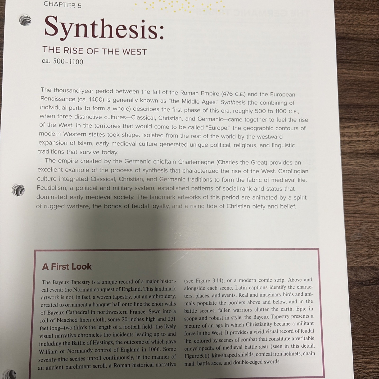 Landmarks in Humanities 5th Edition Gloria K Fiero Loose Leaf Textbook