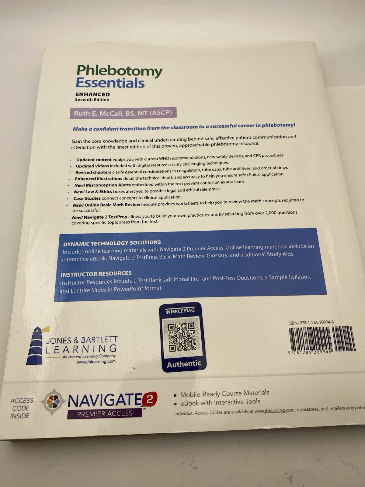 Phlebotomy Essentials, Enhanced Edition by Ruth E. McCall READ