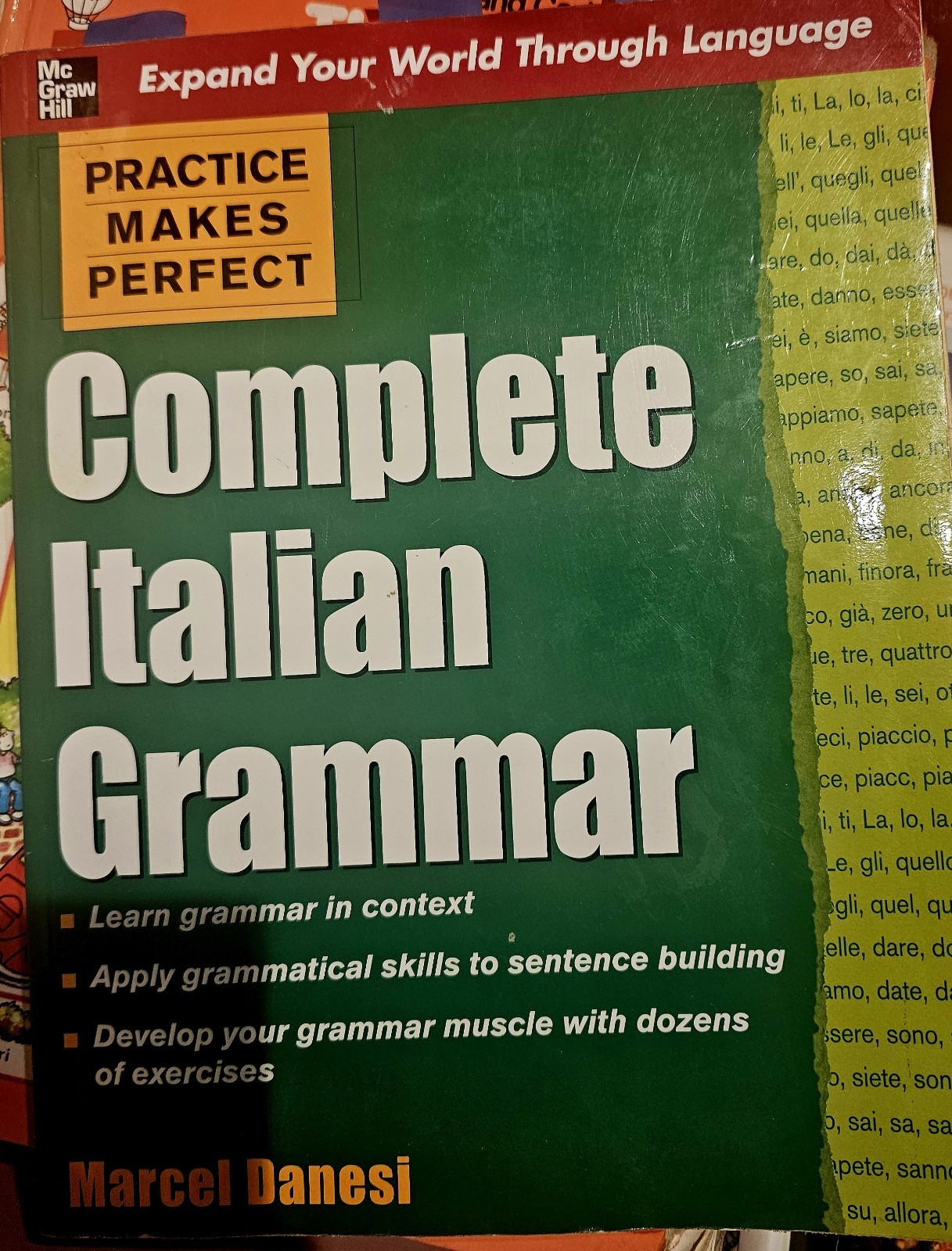 Beginner to Intermediate Italian Study Set – Practice Makes Perfect + Usborne