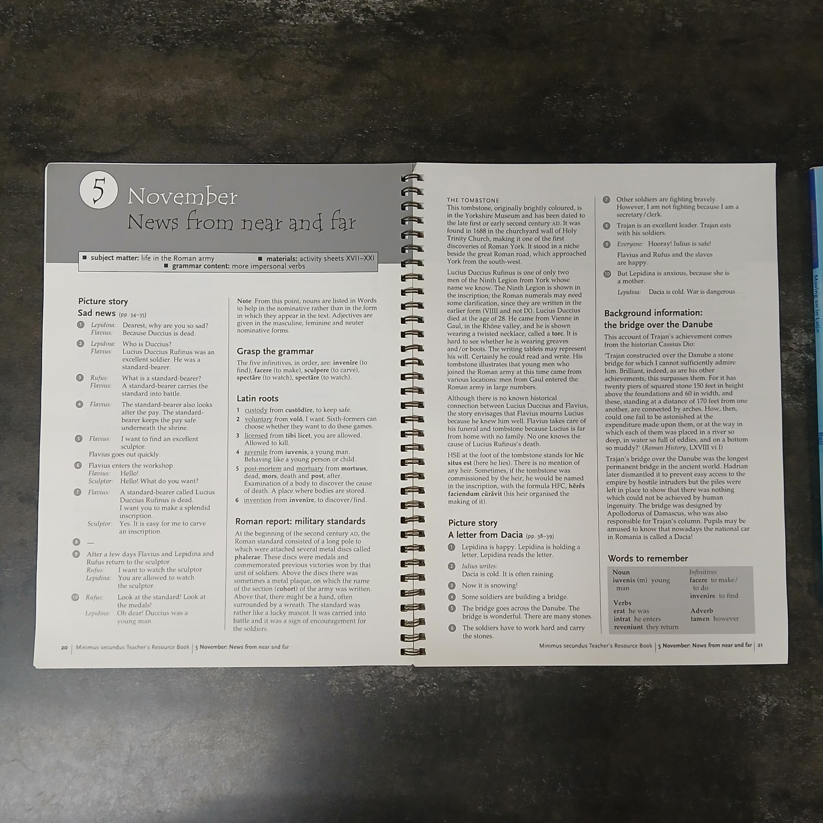 Minimus Secundus Teacher’s Resource and Student Book: Moving on in Latin