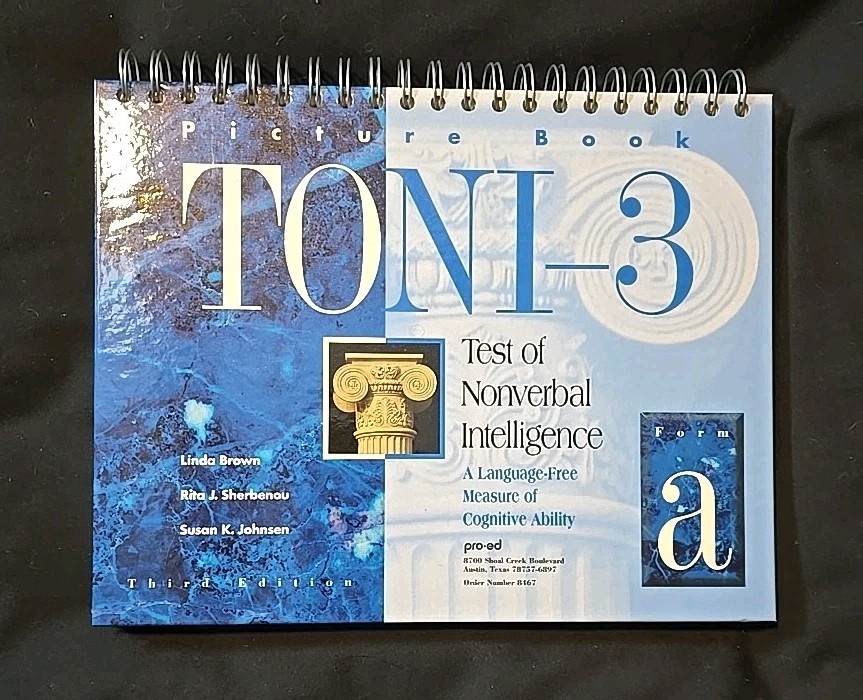 Test Of Nonverbal Intelligence 3 (TONI-3) By Pro-Ed (3rd Edition)