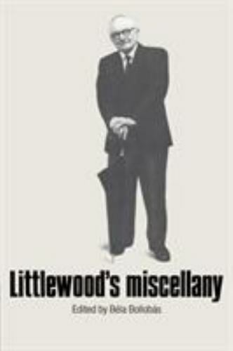 Littlewood’s Miscellany by Béla Bollobás (1986, Trade Paperback)