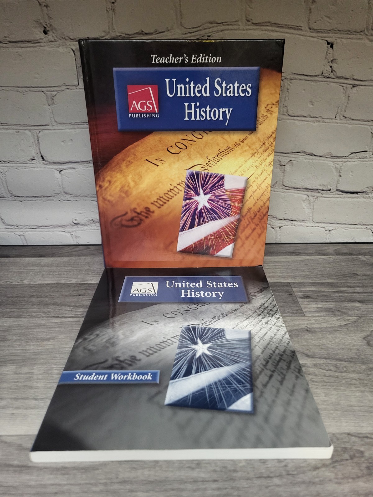 AGS Publishing United States History Student Workbook Teachers Hardcover Ed Set