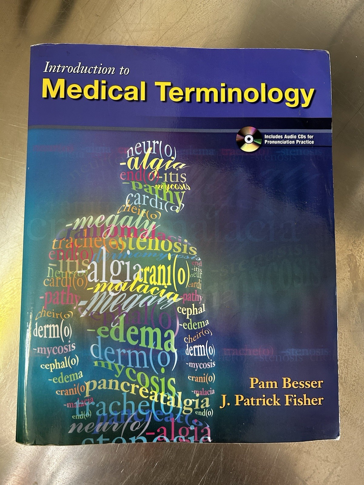 Medical Terminology by J. Patrick Fisher Book With Flash cards 552 Pages No Disk