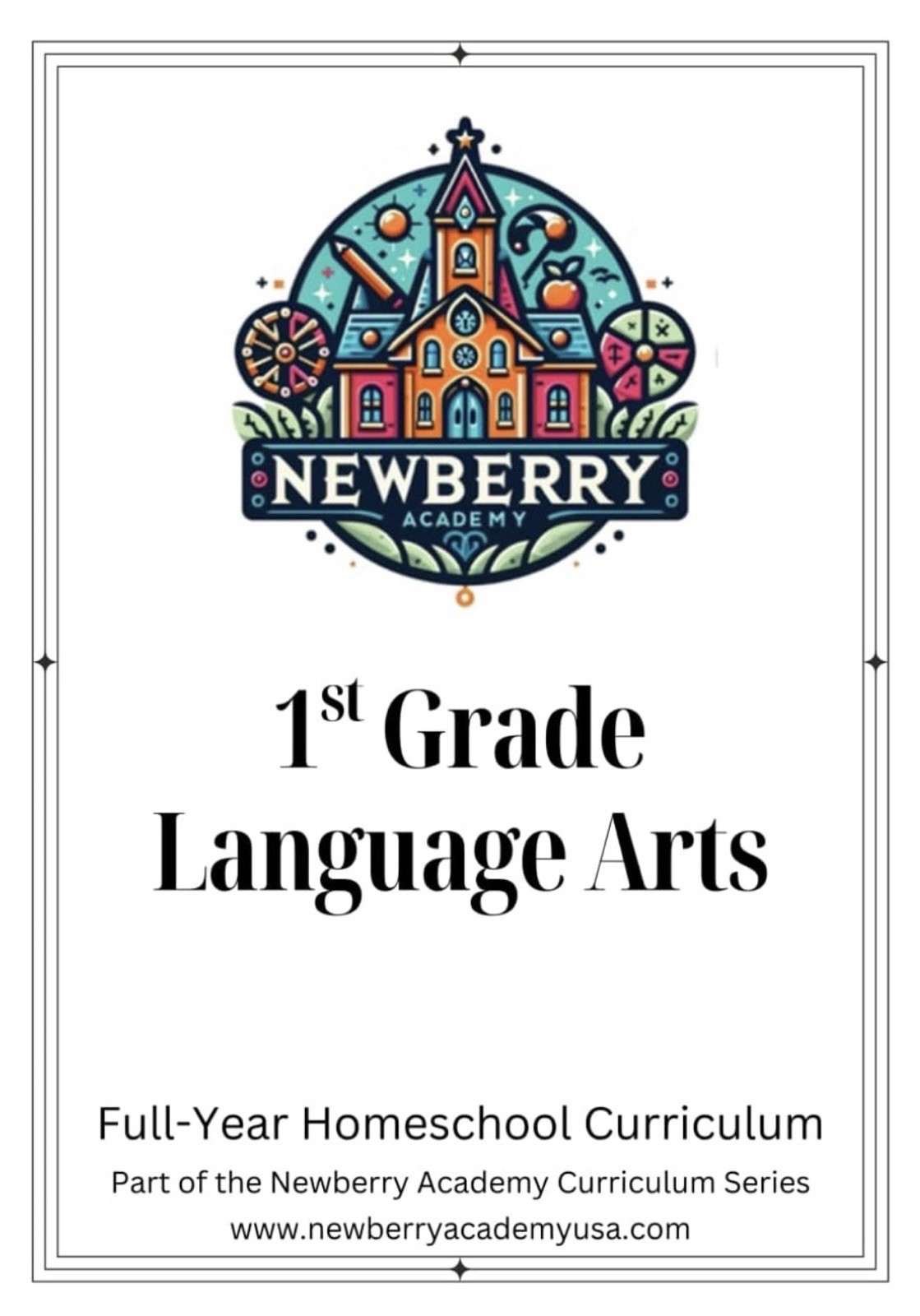 1st Grade Homeschool Bundle Math Language Science History Full Year Curriculum