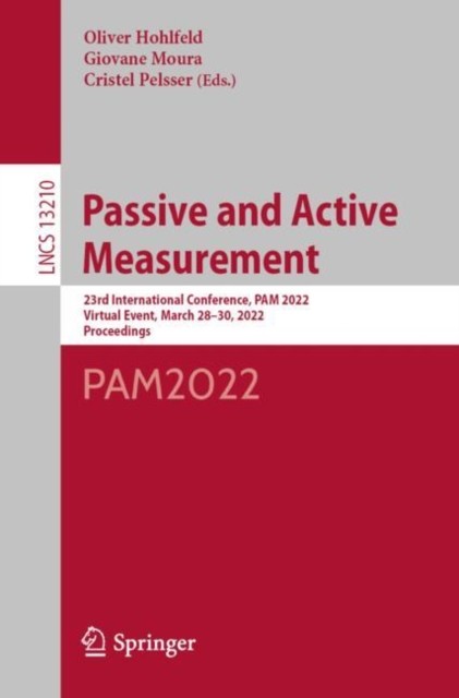 Hohlfeld – Passive and Active Measurement 23rd International Confere – X555z
