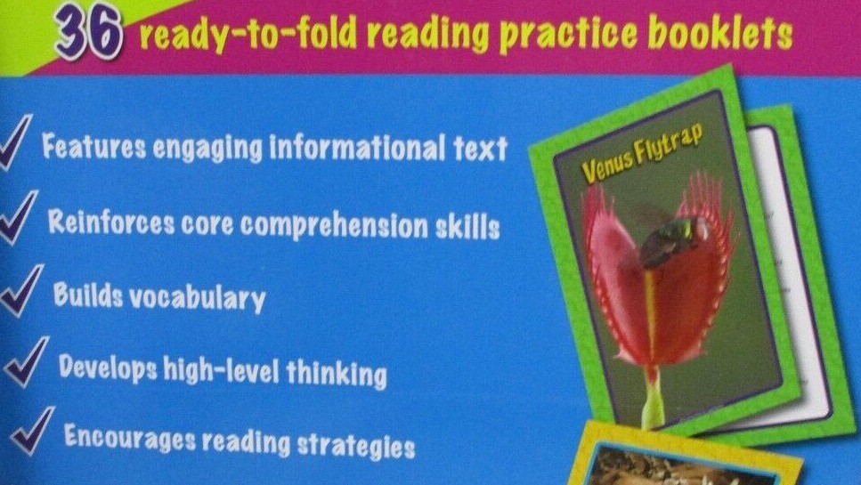 Prelaminated Mailbox Fold & Read Grades 4-6 Nonfiction Mini Books Homeschool