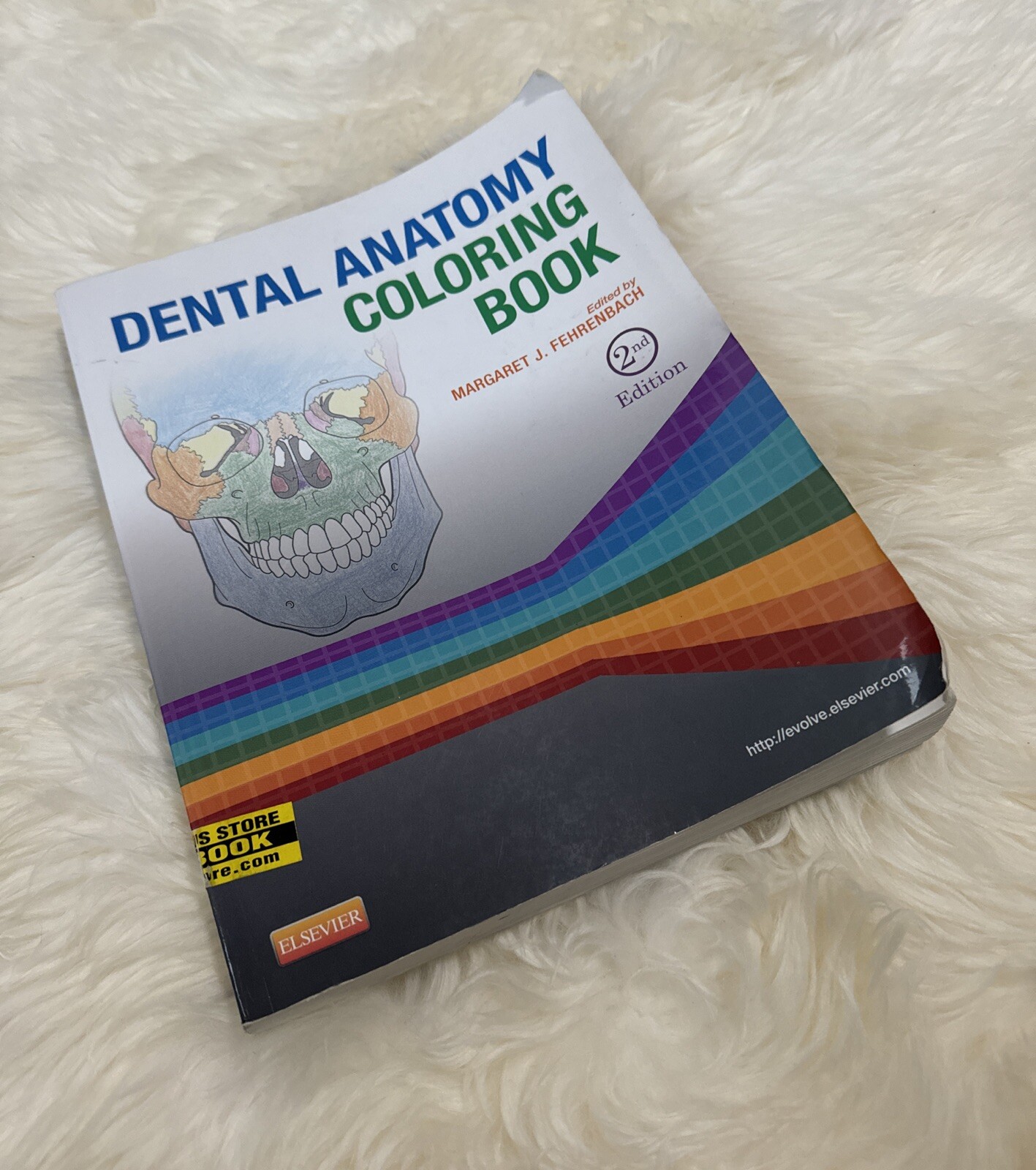 Dental Anatomy Coloring Book 2nd Edition 978-1-4557-4589-0+US SELLER+FREE SHIP
