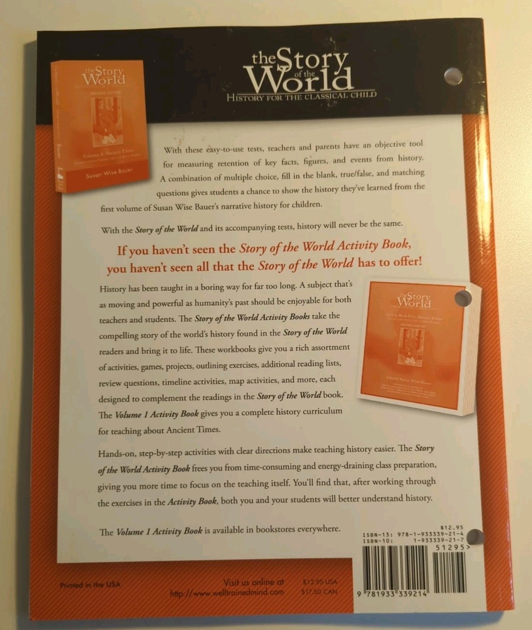 Story of the World Ser.: Story of the World #1 Ancient Times Revised Vol. 1, Set