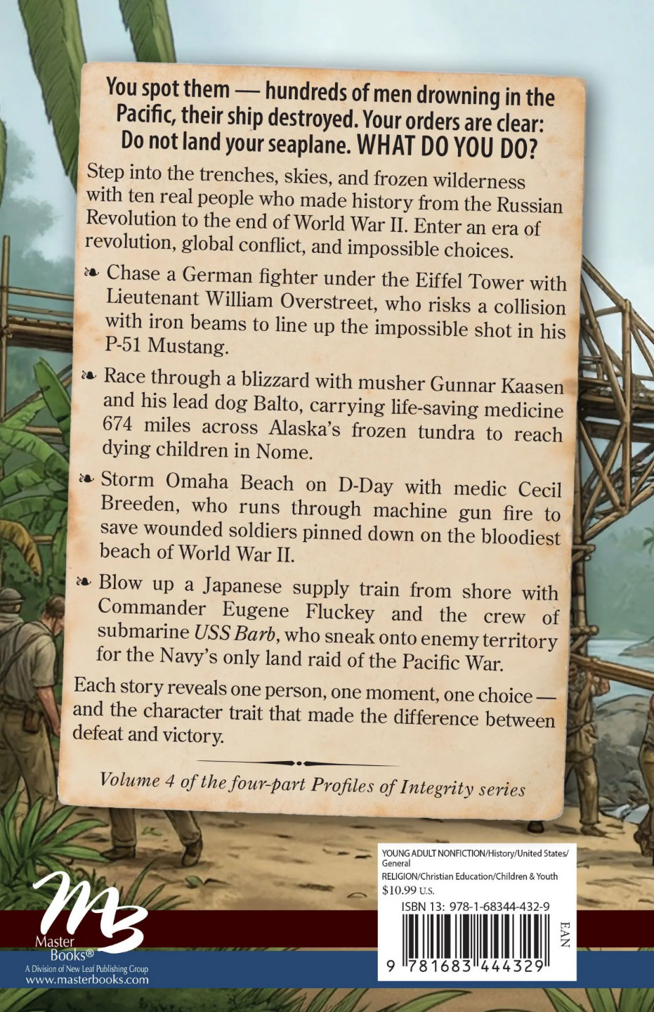 New Master Books PROFILES OF INTEGRITY Boxed Set American Historical Biographies