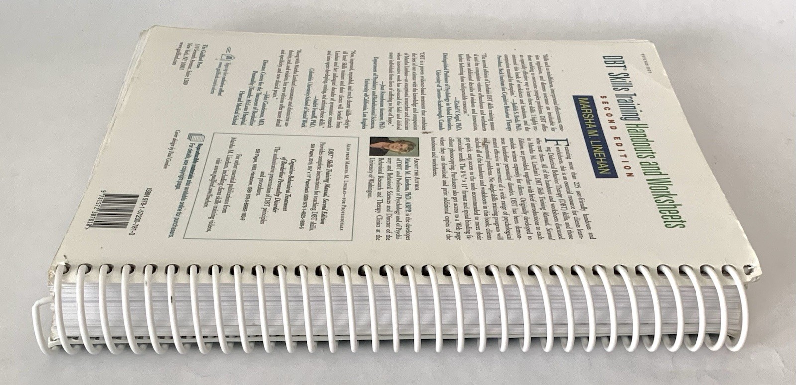 2015 Marsha Linehan DBT Skills Training 2nd Edition Handouts & Worksheets Spiral