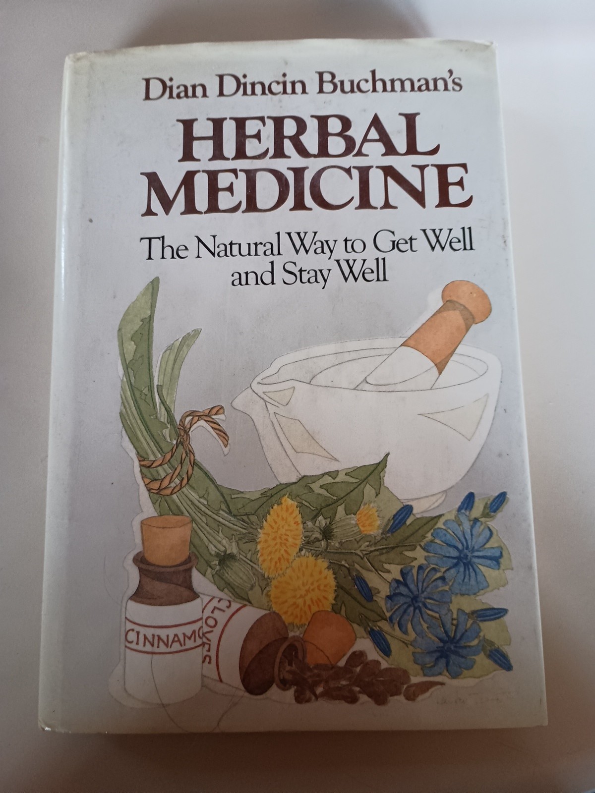 Herbal Medicine by Buchman, HC/DJ Vintage Herb Remedy Book