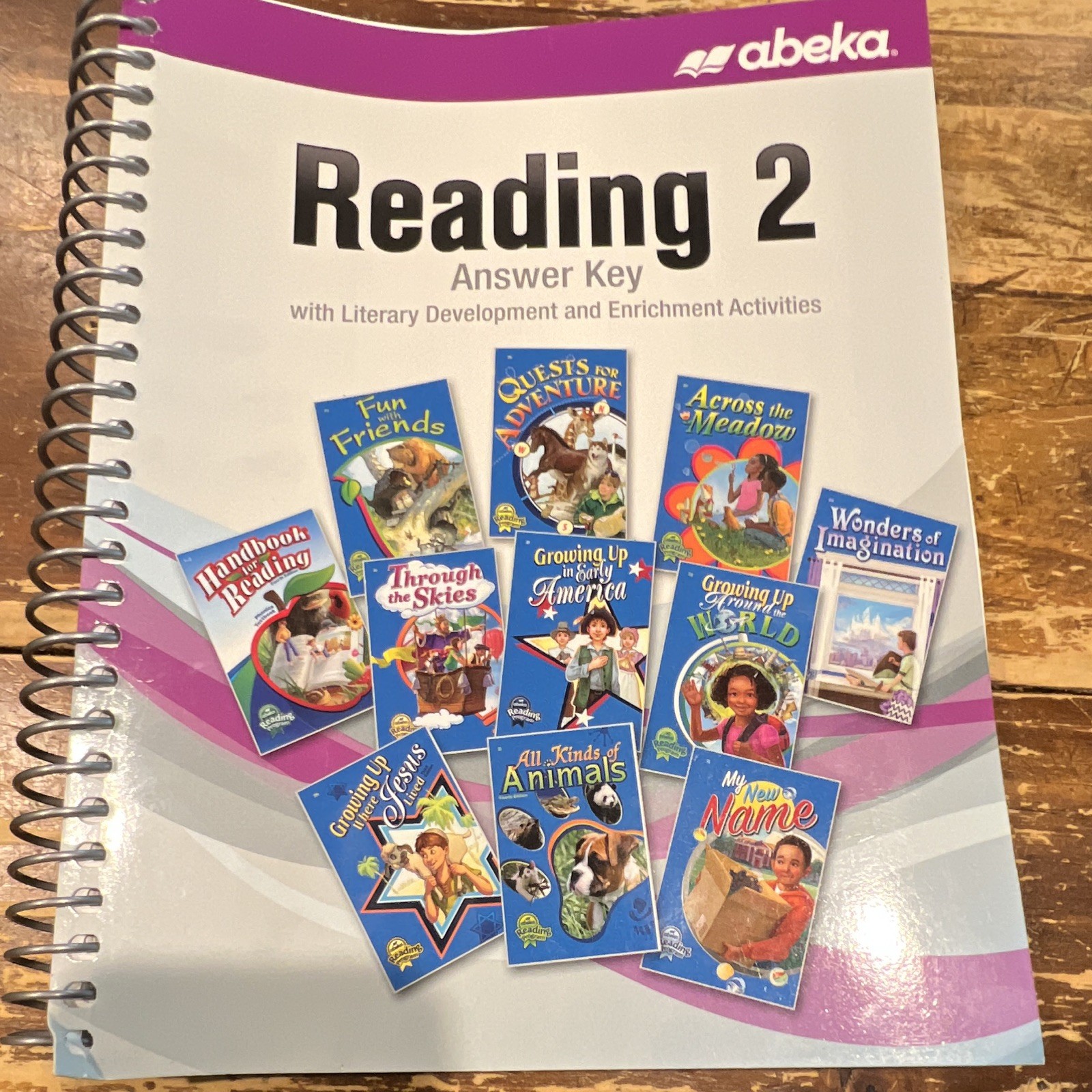 Abeka Reading 2 Answer Key Answer Book, Beginner Elementary, 2020 Spiral Bound