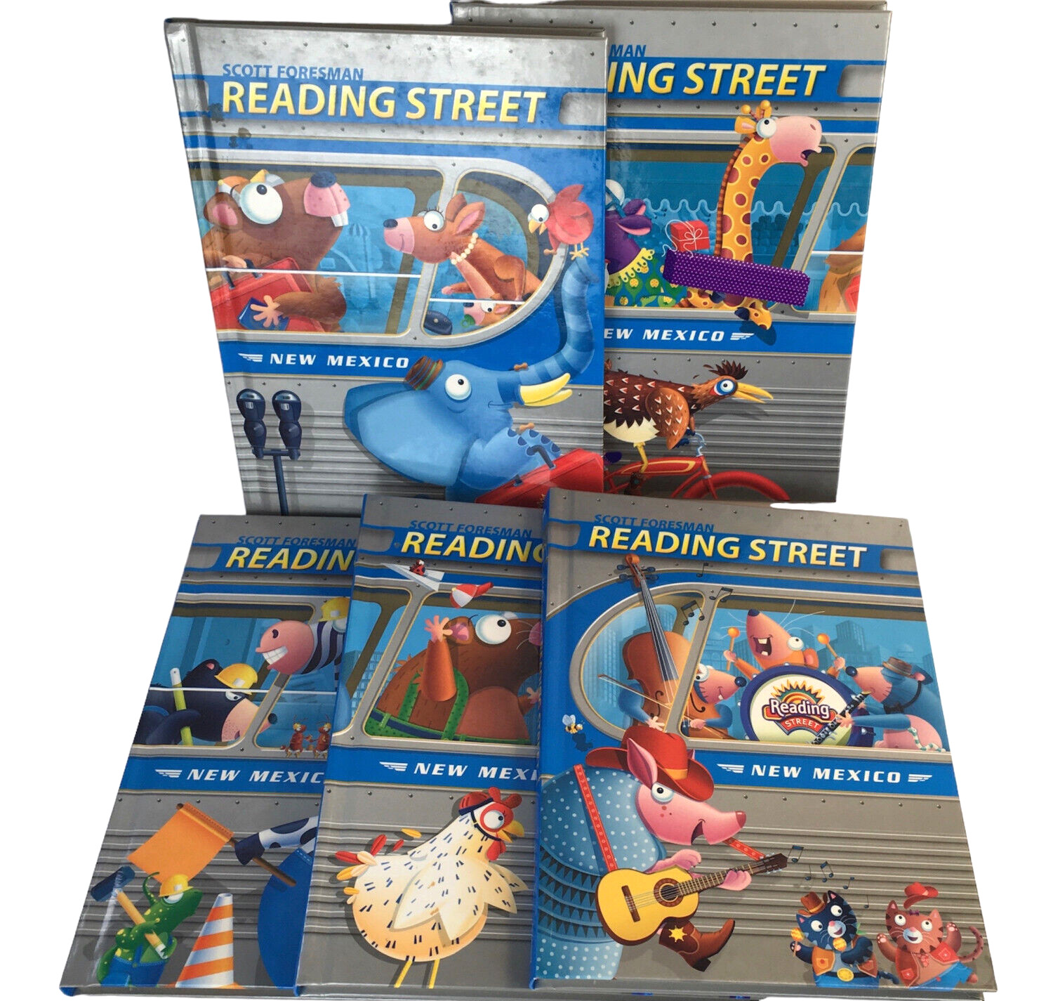 Phonics-Based READING STREET Grade 1 Book Set 1-5 Pearson Home School – Foresman