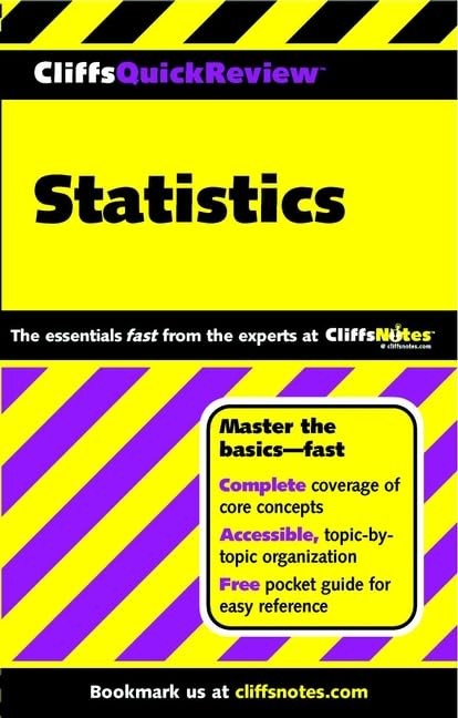 CliffsQuickReviewTM Statistics (Cliffs Q… by Adams, Scott Paperback / softback