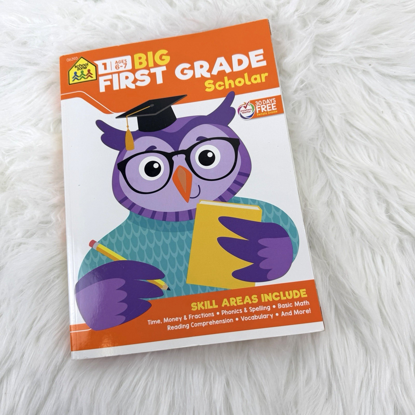 School Zone- Big First Grade Scholar Workbook-320 pages