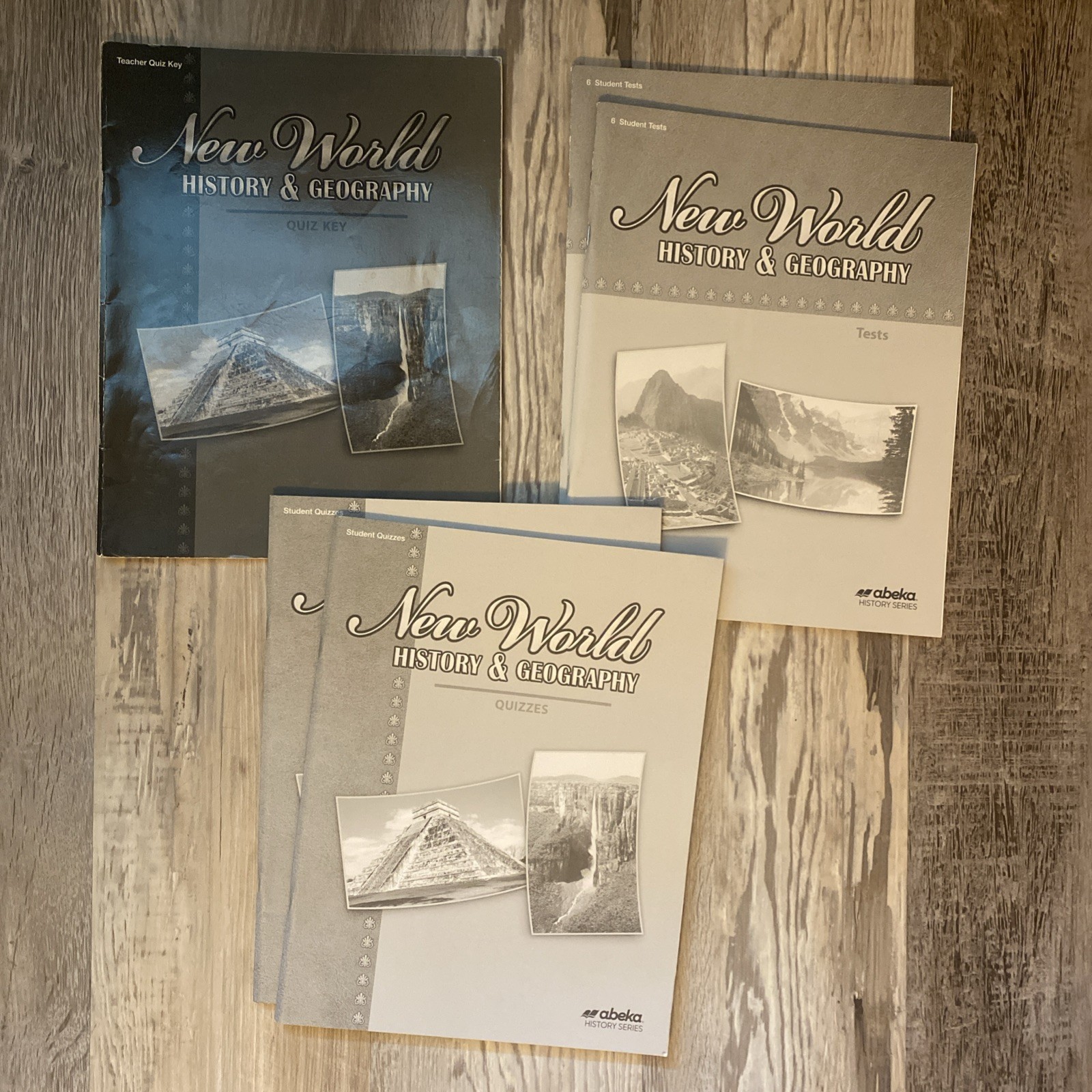 ABEKA NEW WORLD HISTORY & GEOGRAPHY Quiz, Test or Key – Choose Your Book!