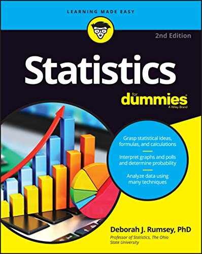Statistics For Dummies (For – Paperback, by Rumsey Deborah J. – Acceptable r