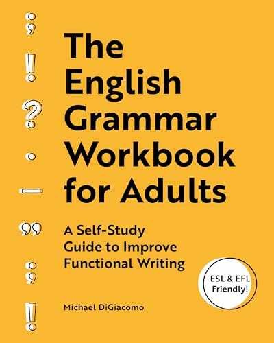 The English Grammar Workbook for – Paperback, by DiGiacomo Michael – Very Good