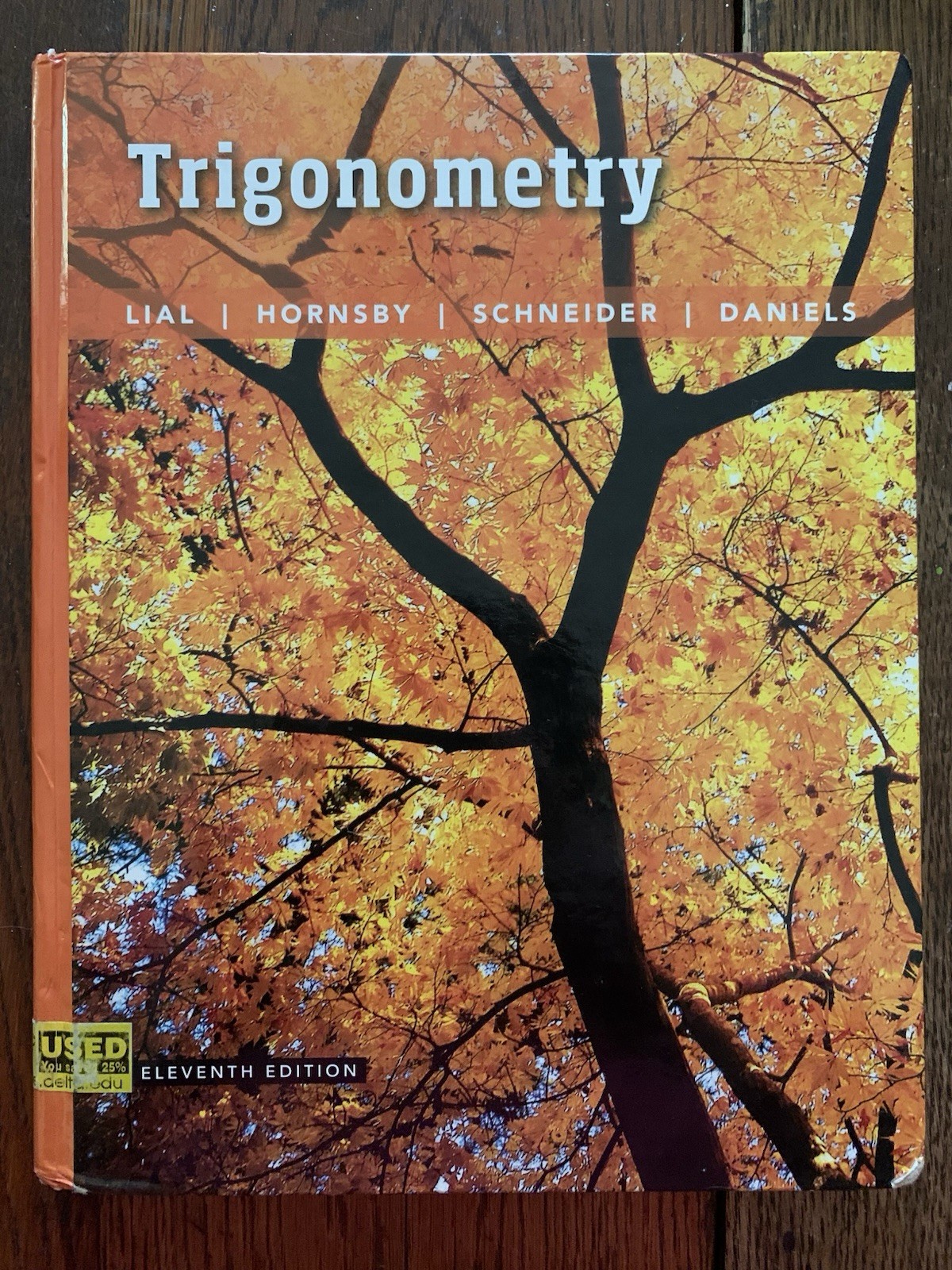 Trigonometry Book 11th Edition Lial 2017 Pearson Education 449 Pages Textbook