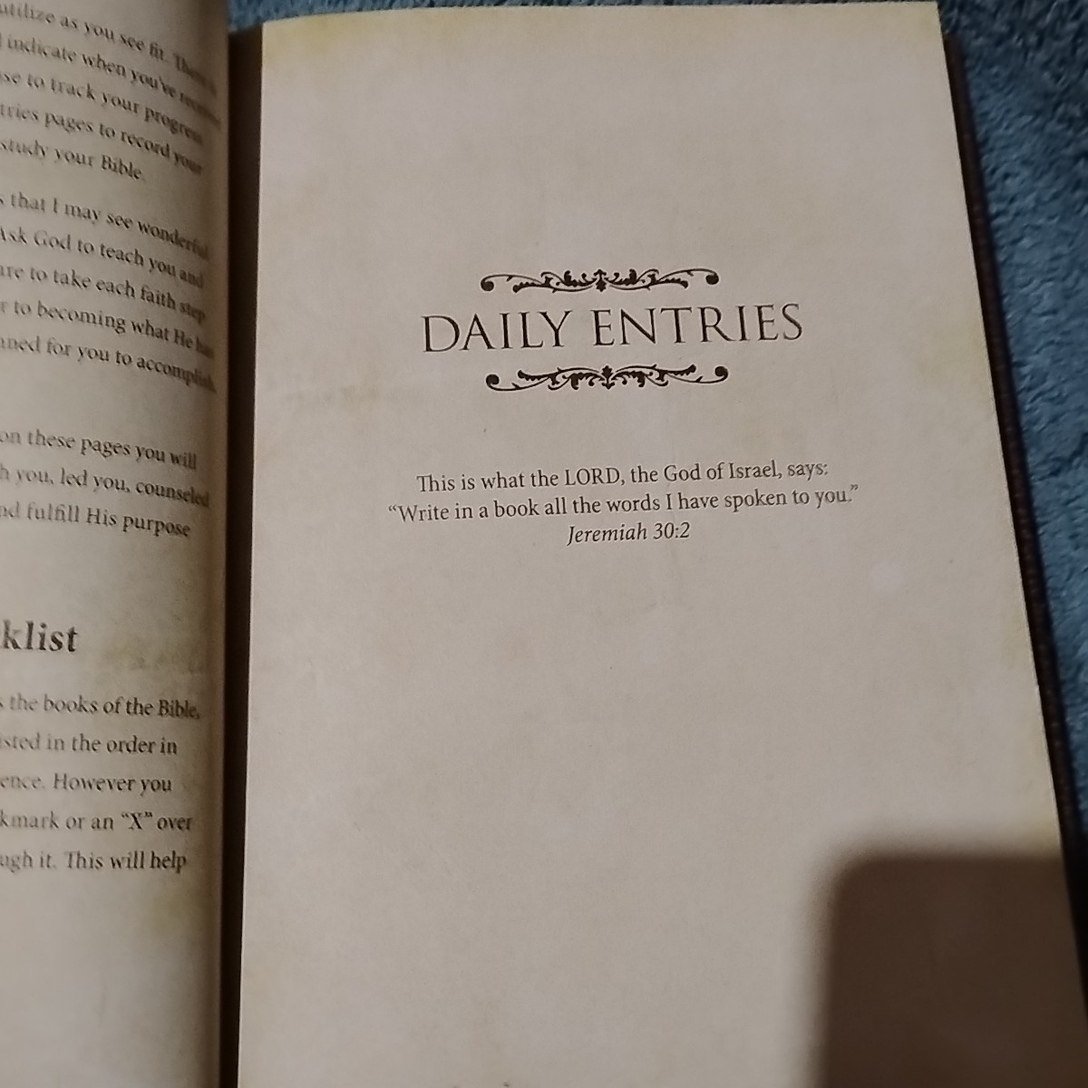Faith Journal diary hardcover note book 176 pages Daily Bible Reading Christian
