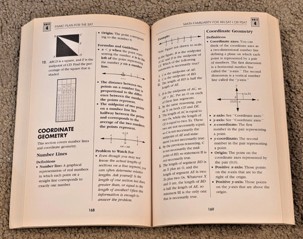 Panic Plan for the SAT by Joan Carris (2000, Trade Paperback)