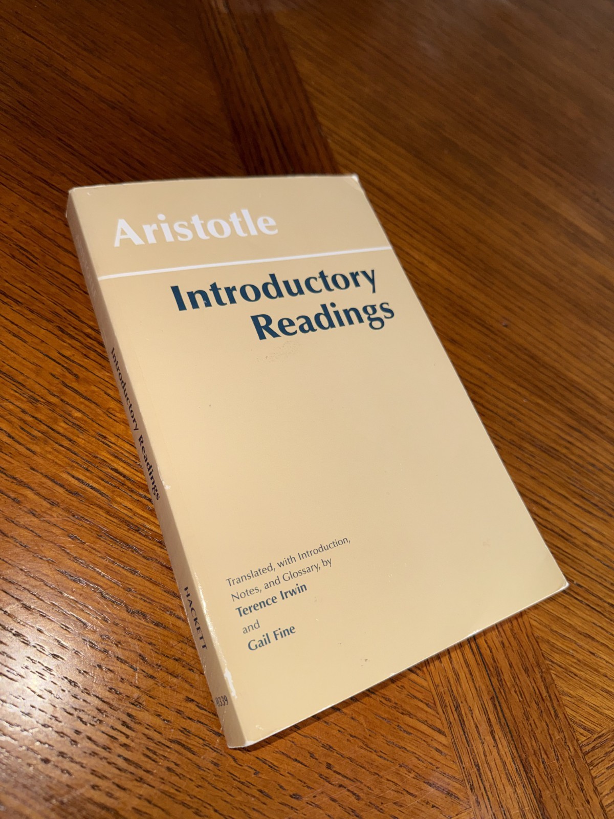 Hackett Classics Ser.: Aristotle: Introductory Readings by Gail Fine and ….