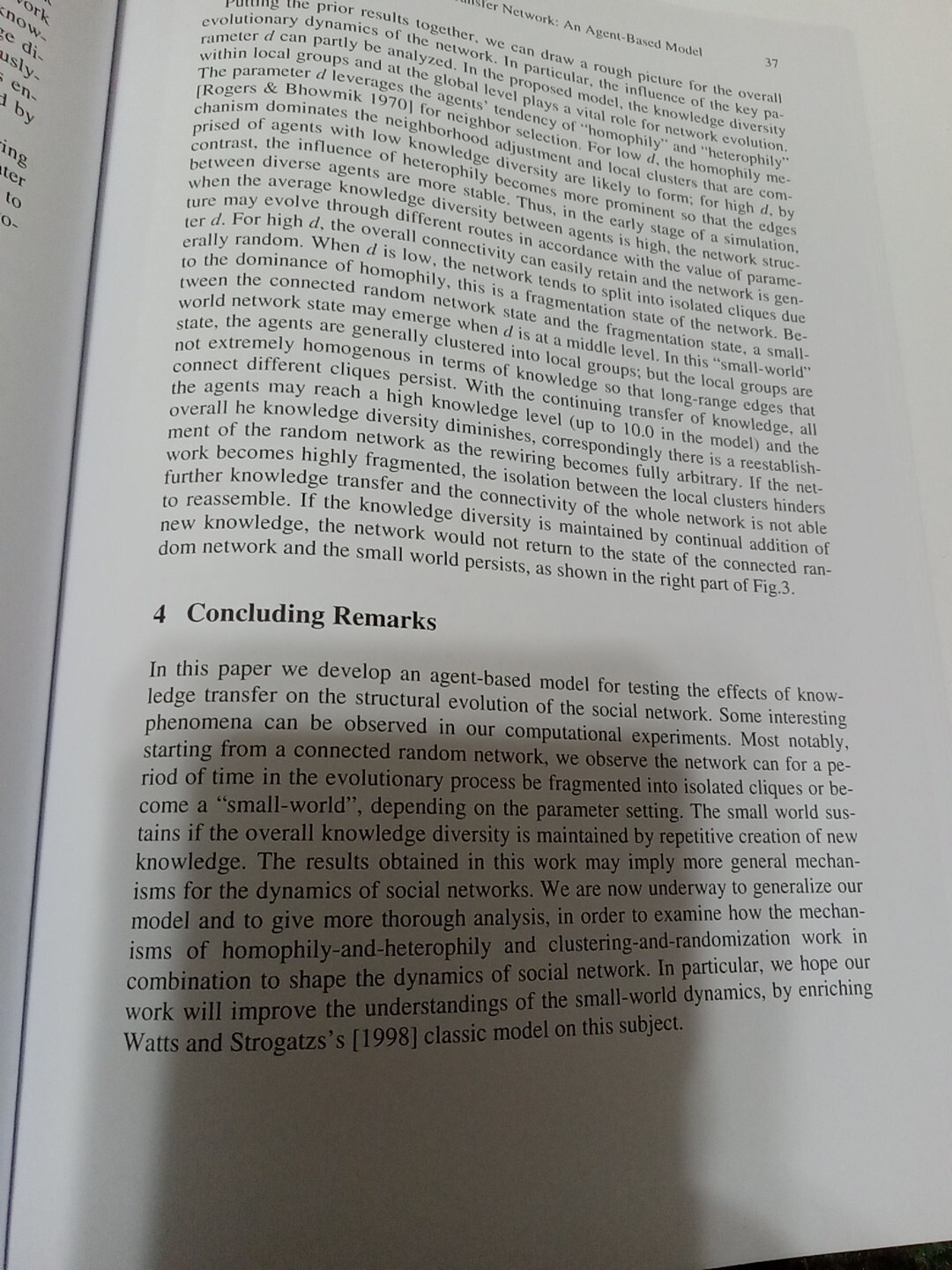 Complex Networks 424 by Ronaldo Menezes Hardcover Book Sringers Like New