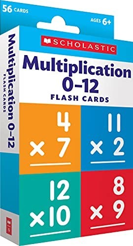 Flash Cards: Multiplication 0 – 12, Free Shipping