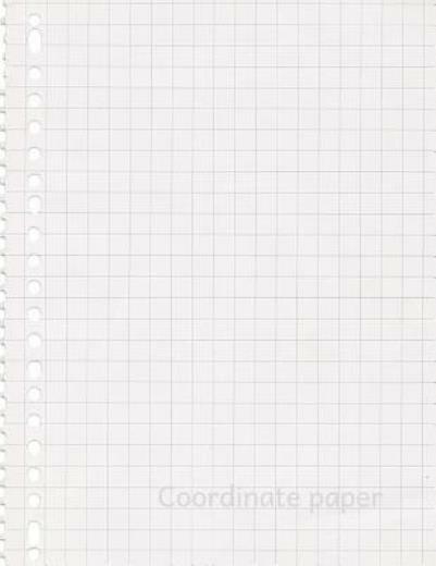 Coordinate Paper: Quad Rule Graph Paper,8 5 X 11 (5X5 Graph Paper) 100 Pages