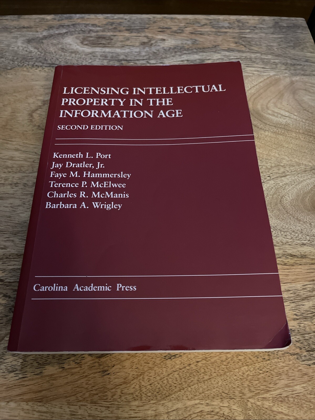 Carolina Academic Press Law Casebook Ser.: Licensing Intellectual Property in…
