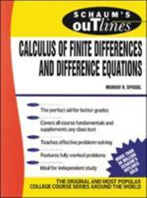 Schaum’s Outline of Calculus of Fini- paperback, Murray R Spiegel, 9780070602182