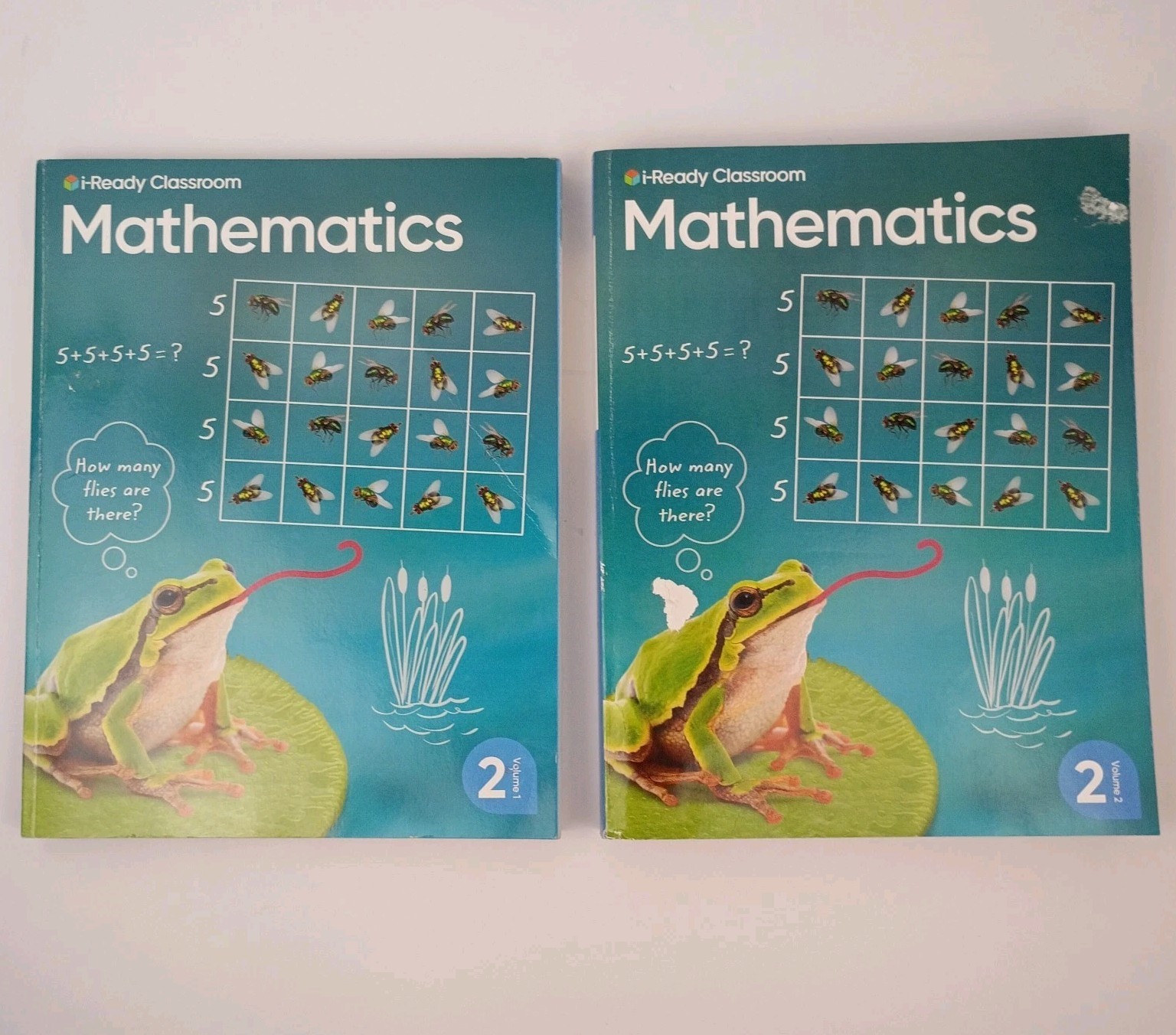 i-Ready Classroom Mathematics Grade 2 Volume 1 and 2 Paperback Curriculum Assoc.