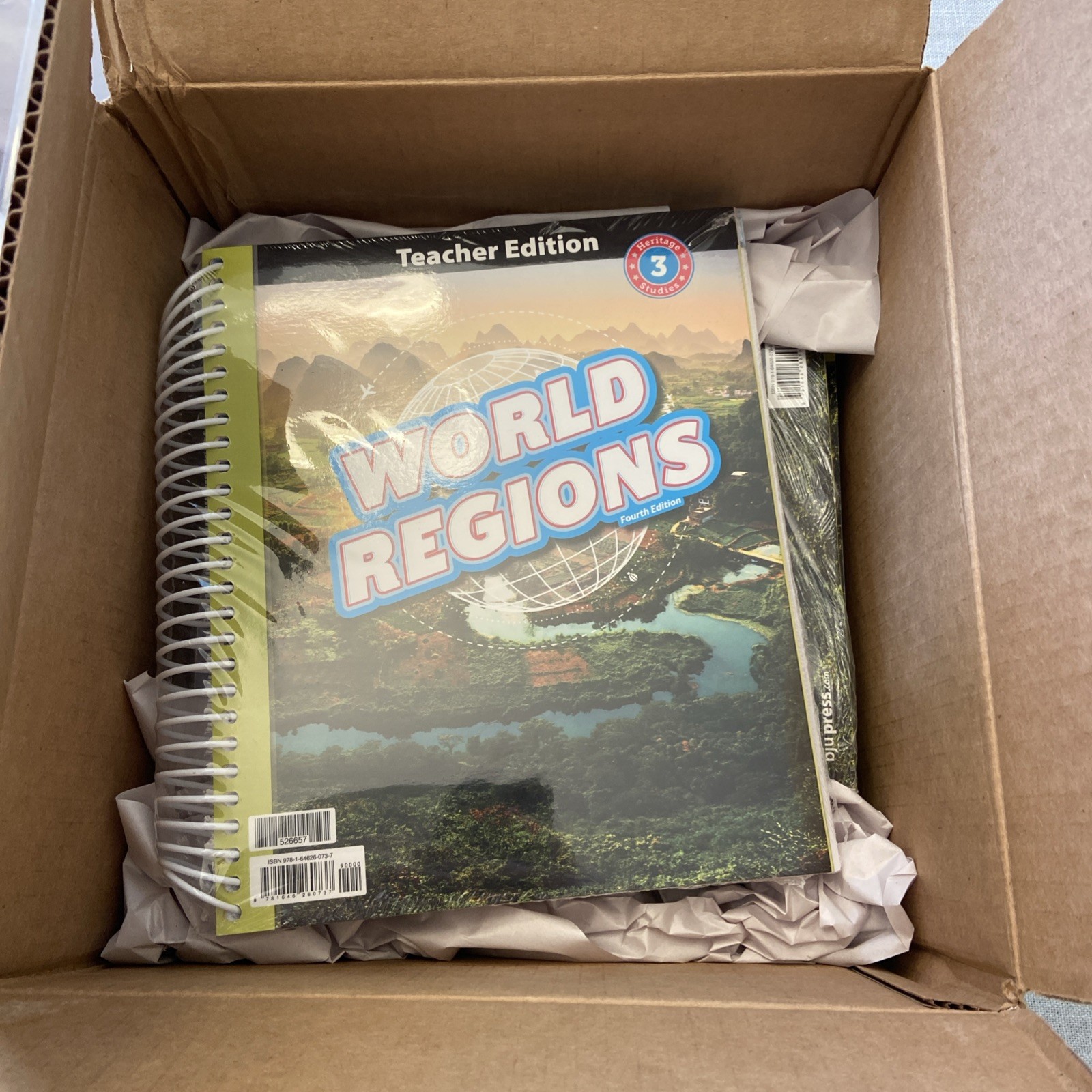 BJU 3rd grade HERITAGE STUDIES 3 Complete Subject Kit 4thedHISTORY World Regions