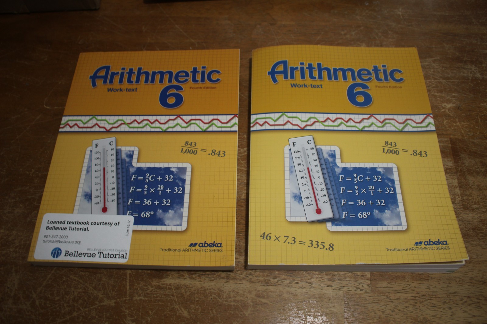 Abeka Arithmetic 6 Mathematics Student Work-Text 4th edition