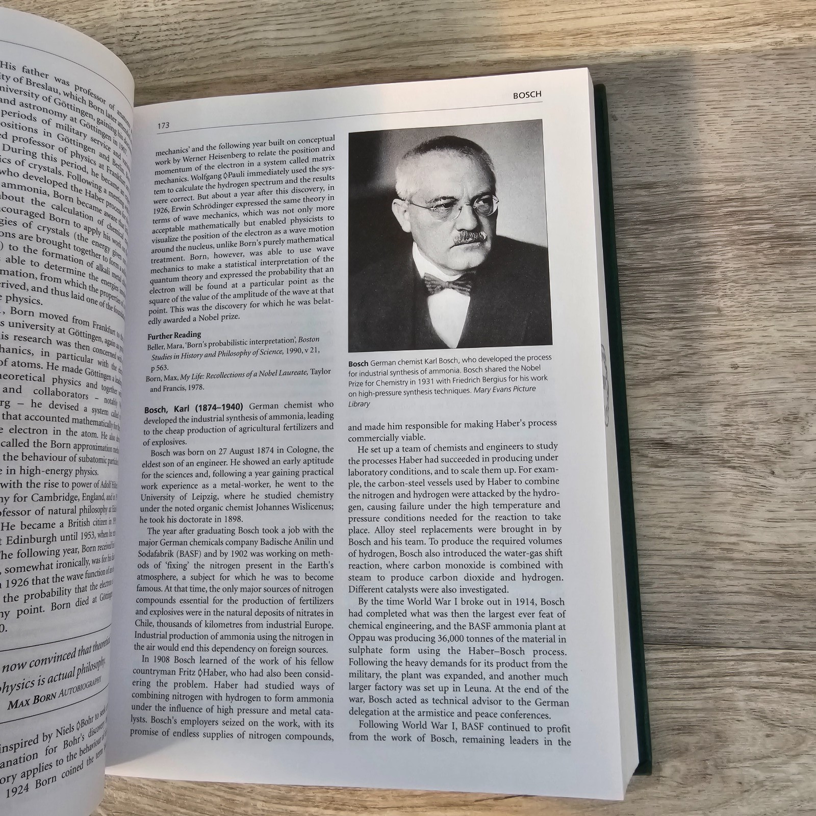 The Biographical Dictionary of Scientists, in 2 volumes, 1st prints