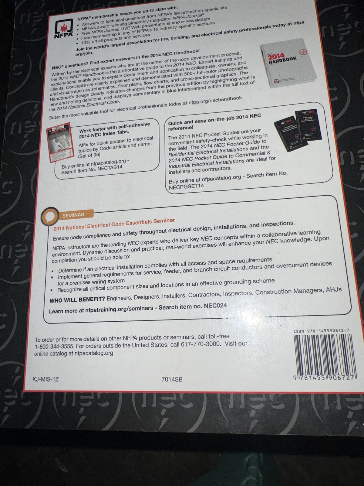 Nfpa 70: National Electrical Code 2014: Used