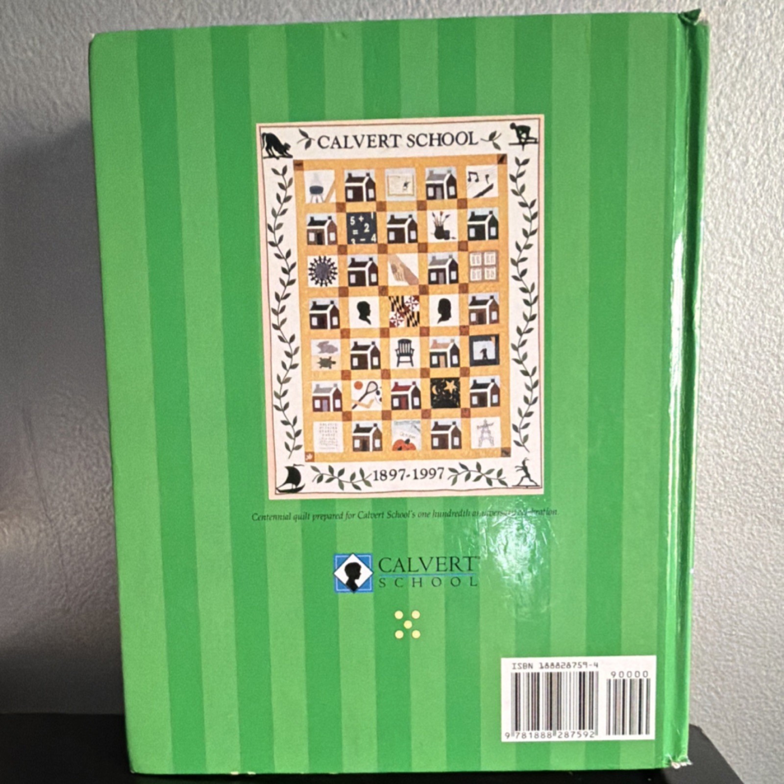Calvert School Math Hardcover Textbook Green Cover English Very Good