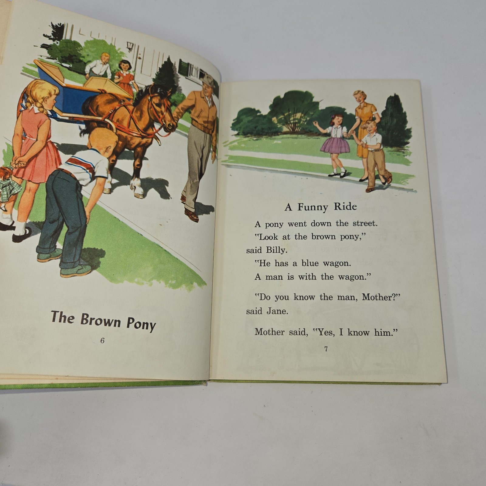 Happy Times Guy Bond Lyons and Carnahan Classroom Reader Textbook 1954 Hardcover