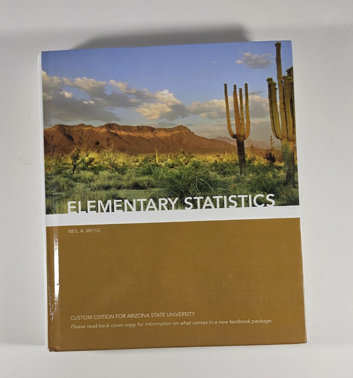 Elementary Statistics Neil A Weiss Custom Edition for Arizona State…