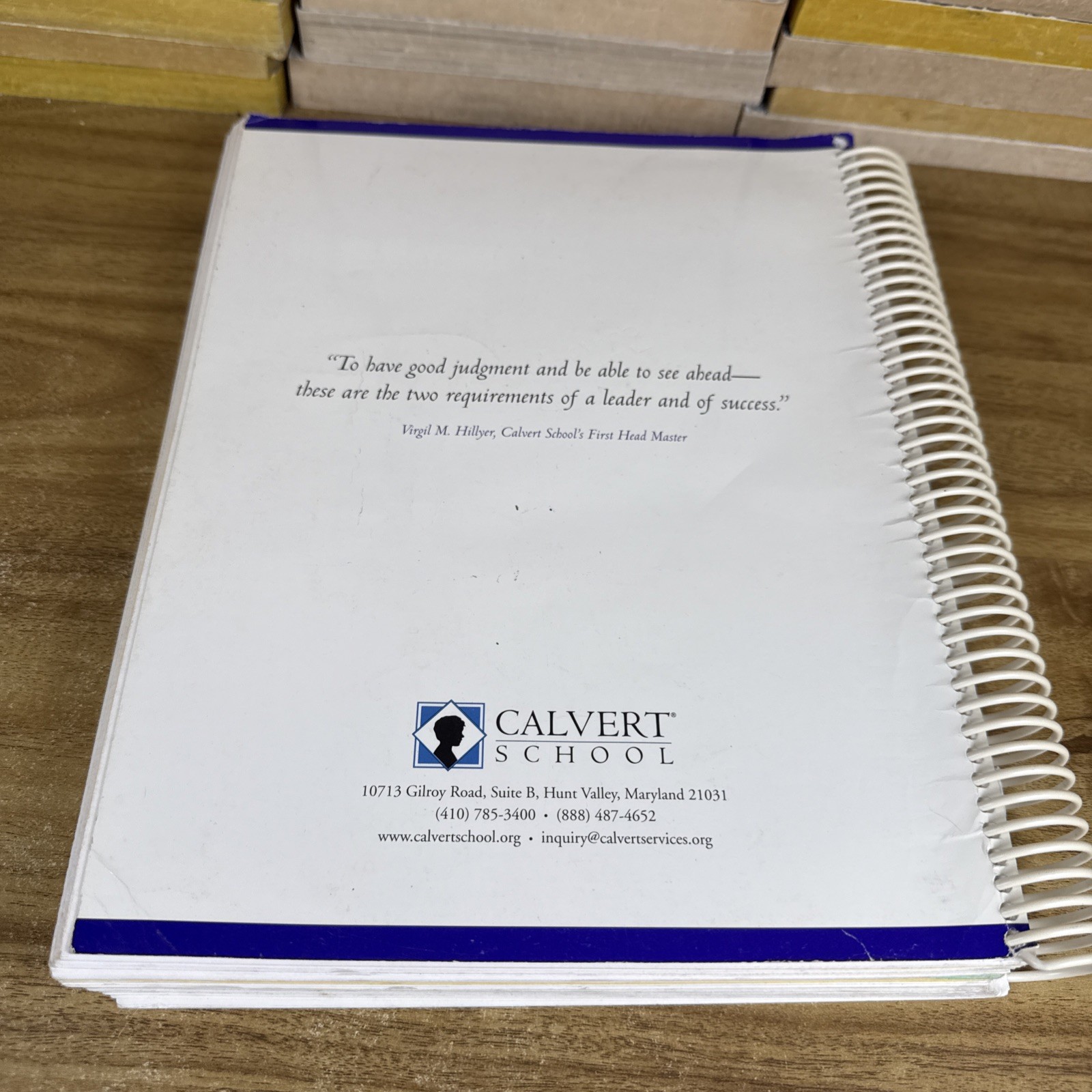8th Grade Calvert Math Manual Spiral 08MMX0407-0607 Lesson Manual, Tests, Answer