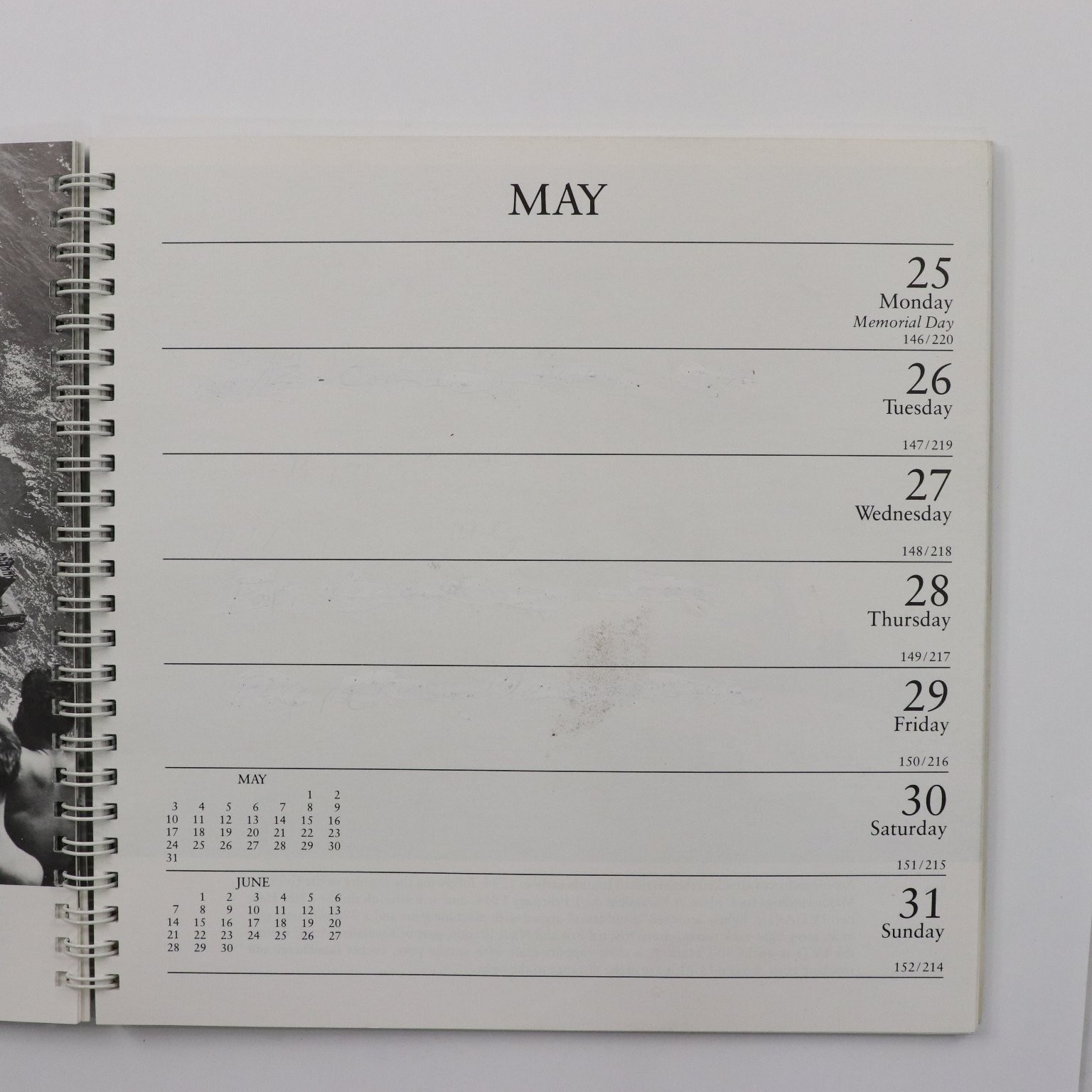 U.S. Naval Institute Engagement Calendar 1992 WWII Amphibious Operations USED