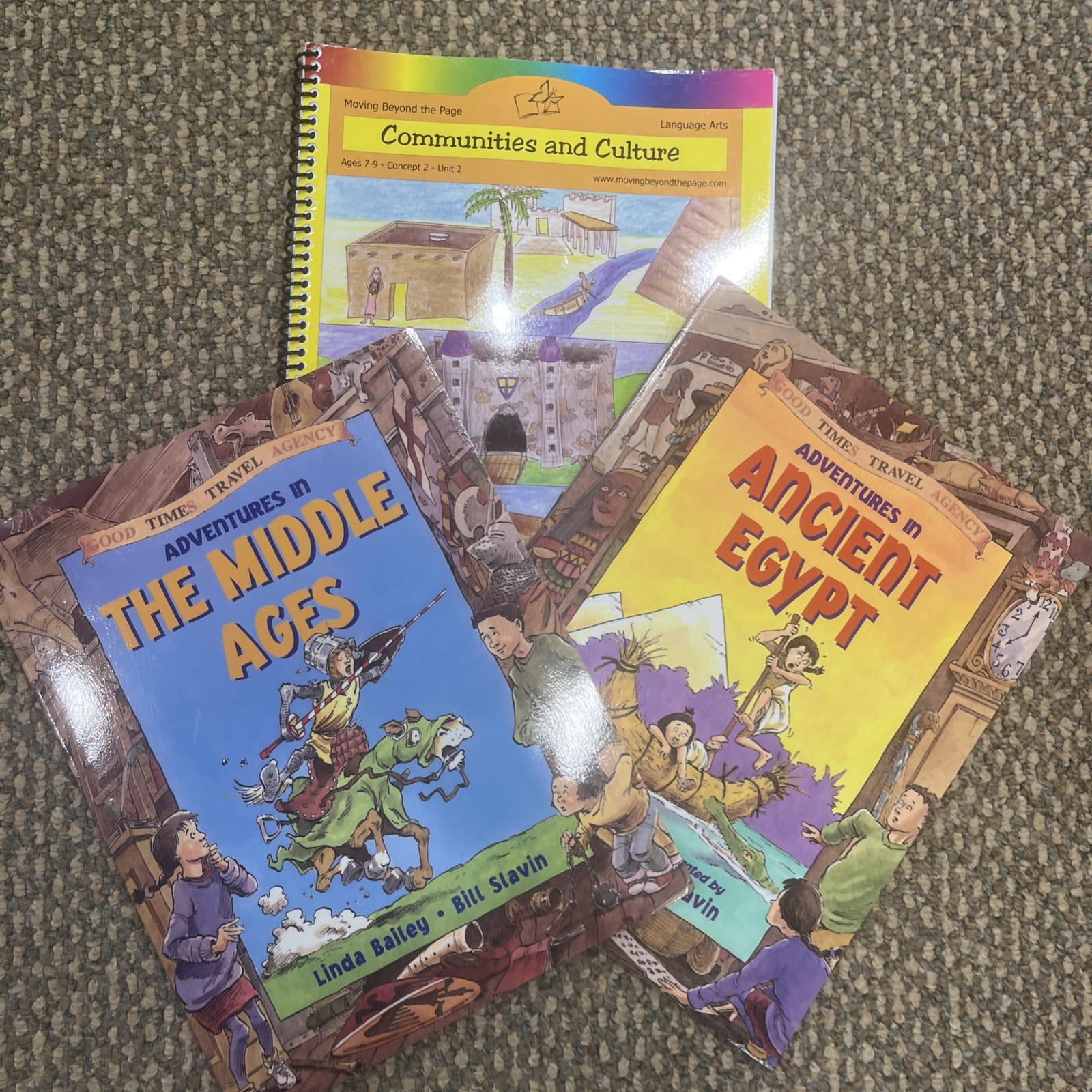 Moving Beyond the Page Unit Study Curriculum 7-9 LOT 30 Books 9 WB 21 readers